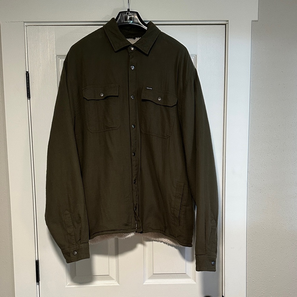 Men's Olive Green Volcom Jacket